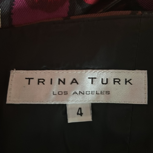 100% silk Trina Turk dress - Picture 3 of 3